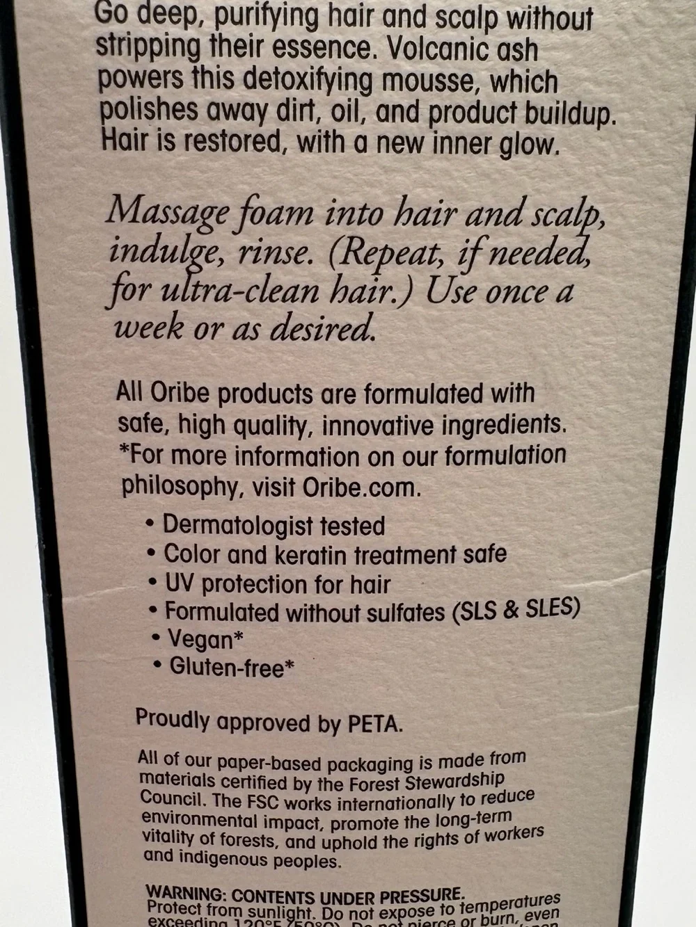 Oribe The Cleanse Clarifying Shampoo (7.1 oz.)  Brand New In Box